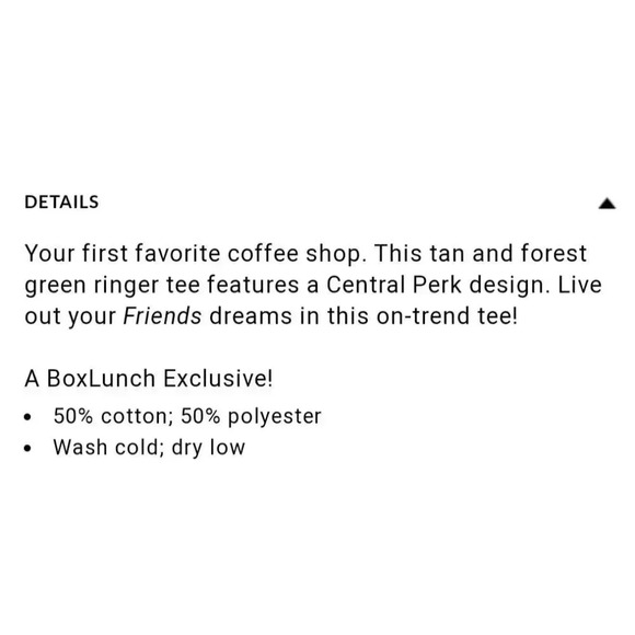 {Boxlunch} NWT: "Friends" Central Perk Coffe Shop - Picture 7 of 7